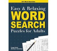 Nola Lee Kelsey Easy and Relaxing Word Search Puzzles for Adults (Tascabile)