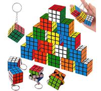 NOLACE 20 Pezzi Mini Cubo Magico Portachiavi 3cm Multicolore