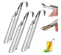 NOLACE 3 pcs Infusore per Tisane Riutilizzabile Filtri per Tè per Tè in Rete Filtro The Infusione Infusore tè in Acciaio Inox Infuseur thé Bouteille Infusore per tè Sfuso Infusore for tè Sospeso