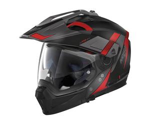 Nolan casco componibile N70-2 X 06 Skyfall N-Com - 57 Flat Lava Grey Tg XL XL