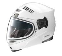 NOLAN CASCO CROSSOVER N71 N-COM BIANCO METALLIZZATO