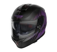Nolan casco integrale N80-8 Kosmos N-Com - 66 Flat Black taglia S S