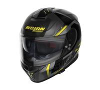 Casco Integrale Nolan N80-8 WANTED N-COM FLAT LAVA GREY (BLACK - YELLOW) Taglia:S