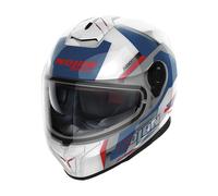 Nolan casco integrale N80-8 Wanted N-Com - 75 Metal White taglia M M