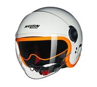 Casco Jet Nolan N21 VISOR OCIO 347 Perla / Arancione Taglia:L