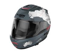 Casco Modulare Nolan N100-6 LEGEND CHECA N-COM SLATE GREY (C.CHECA - WHITE) Taglia:M