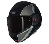Nolan casco modulare N120-1 Verniciatura Speciale - 341 Nero Grigio Argento lucido L