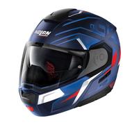 Nolan casco modulare N90-3 06 Comeback N-Com - 46 Flat Cayman Blue taglia XXL XXL