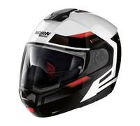 Nolan casco modulare N90-3 06 Reflector N-Com - 37 Metal White / Metal Black taglia L L