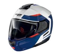 Nolan casco modulare N90-3 06 Reflector N-Com - 38 Metal White-Tg XXL XXL