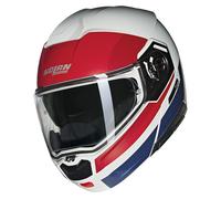 Nolan casco modulare N90-3 06 Roboto - 345 Bianco/Rosso/Blu lucido XL