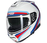 NOLAN NOLAN - Casco N100-6 Assoluto Bianco / Blue / Rosso / Dark Blue L