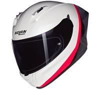 Nolan N60-6 Sport Verniciatura Speciale 347, casco integrale M male Bianco/Nero/Rosso Fluo