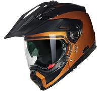 Nolan N70-2 X Classico Nobile 318, casco modulare M male Arancione Scuro/Nero