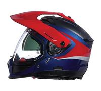 Casco Adventure Nolan N70-2 X Blu/Rosso/BiancoS Blu,Rosso,Bianco