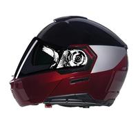 Casco Modulare Nolan N90-3 Nero/RossoXL Nero,Rosso