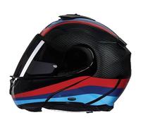 NOLAN NOLAN - Casco X-1005 Ultra Carbon Gran Tour Carbon / Clear Blue / Rosso / Dark Blue L