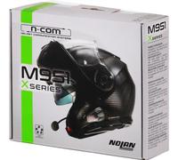 Nolan N-Com M951 X Sistema di comunicazione Bluetooth Set singolo, nero, Taglia unica