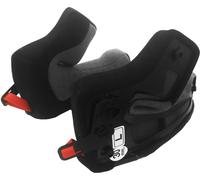 Nolan N100-5 Plus, guanciali 3XL / 30 mm male Nero/Rosso