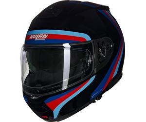 Nolan N100-6 Assoluto 348, casco flip up M male Nero/Rosso/Blu/Azzurro