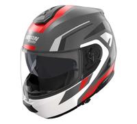 Nolan Casco modulare N100-6 Cinetico Grigio lava/Bianco/Rosso Opaco Taglia S
