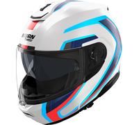 Nolan N100-6 Radiante 358, casco flip up S female Nero/Grigio Scuro/Rosso/Bianco/Verde