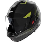 Casco Modulare Nolan N120-1 CICLONE 362 Grigio lava / Nero / Verde impulso Taglia:M