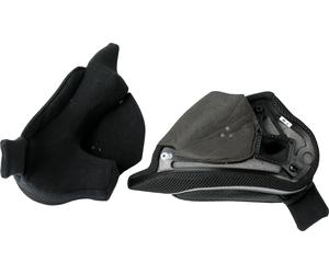 Nolan N120-1, guanciali 45 mm male Nero