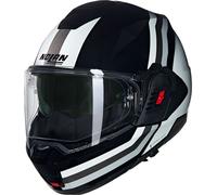 Nolan N120-1 Lineo 348, casco modulare M male Bianco/Nero/Grigio