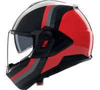 Nolan Casco modulare N120-1 LINEO 351 Nero/Rosso/Grigio Taglia XXL