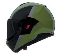 Nolan Casco Modulare N120-1 Verniciatura speciale 354 Verde metallo/Nero/Grigio Taglia XL