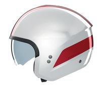 Casco Jet Nolan N20-2 DOLCE VITA 347 Bianco / Rosso Taglia:M