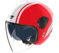 Nolan N20-2 Visor Dolce Vita 349, casco aperto S female Rosso/Bianco
