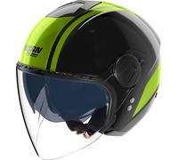 Nolan Casco Jet N20-2 Visor Dolce Vita 352 Nero / Verde Impulso Taglia M