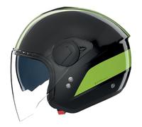 Nolan Casco Jet N20-2 Visor Dolce Vita 352 Nero / Verde Impulso Taglia M
