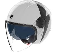Casco Jet Nolan N20-2 VISOR IMPETO 345 Perla / Nero Taglia:XXL