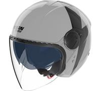 Nolan N20-2 Visor Impeto Casco a reazione, Bianco/nero, Taglia L (60)