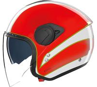 Nolan N20-2 Visor Tricolore 346, casco aperto XS female Rosso/Bianco/Verde