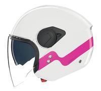 Nolan N20-2 Visor Zefiro 342, casco aperto S female Bianco/Fucsia