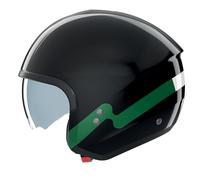 Nolan N20-2 Zefiro 342, casco aperto M female Nero/Rosso/Bianco/Verde
