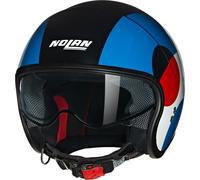 Nolan N21 06 Bicromo Casco Jet, nero-rosso-blu, taglia L per maschi