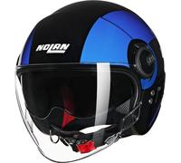 Nolan N21 Visor 06 Bicromo Casco Jet, nero-blu, taglia S per maschi
