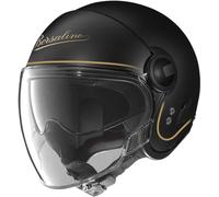 Nolan N21 Visor 06 Borsalino Casco Jet, nero-oro, taglia XL per maschi