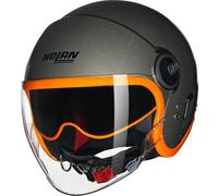 Casco Jet Nolan N21 VISOR OCIO 349 Pietra / Arancione Taglia:XS