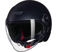 Nolan N21 Visor Classico, casco aperto S male Nero Opaco