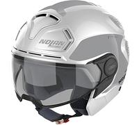 Nolan N30-4 T Uncharted, casco jet M male Bianco/Grigio