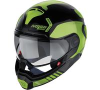 Nolan N30-4 TP Uncharted Casco, nero/verde, Taglia S (56)