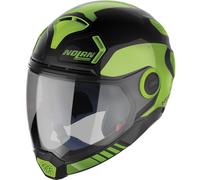 Nolan N30-4 VP Uncharted Casco, nero-verde, taglia S per maschi