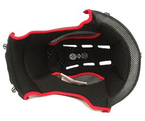 Nolan N33/Evo Clima Comfort Rivestimento interno, nero/rosso, Taglia L