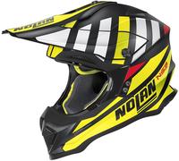 Nolan N53 Cliffjumper Casco Motocross, nero/giallo/bianco, Taglia L (60)